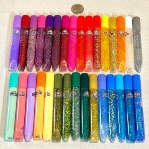 Elmer's Rainbow Glitter Glue Set, Sparkle Pens, 0.36oz. Each, 31 Count